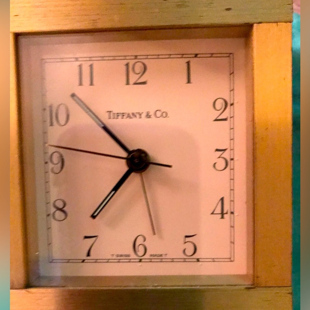 Vintage Tiffany Brass Clock